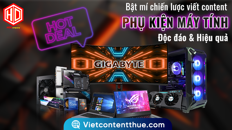 Bí quyết viết content phụ kiện máy tính độc đáo và hiệu quả