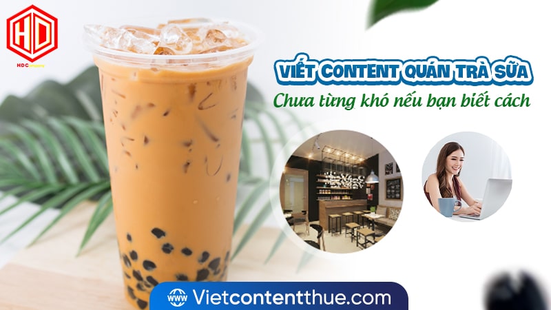 Viết content quán trà sữa