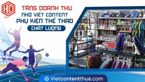 Có những dạng content phụ kiện thể thao nào?